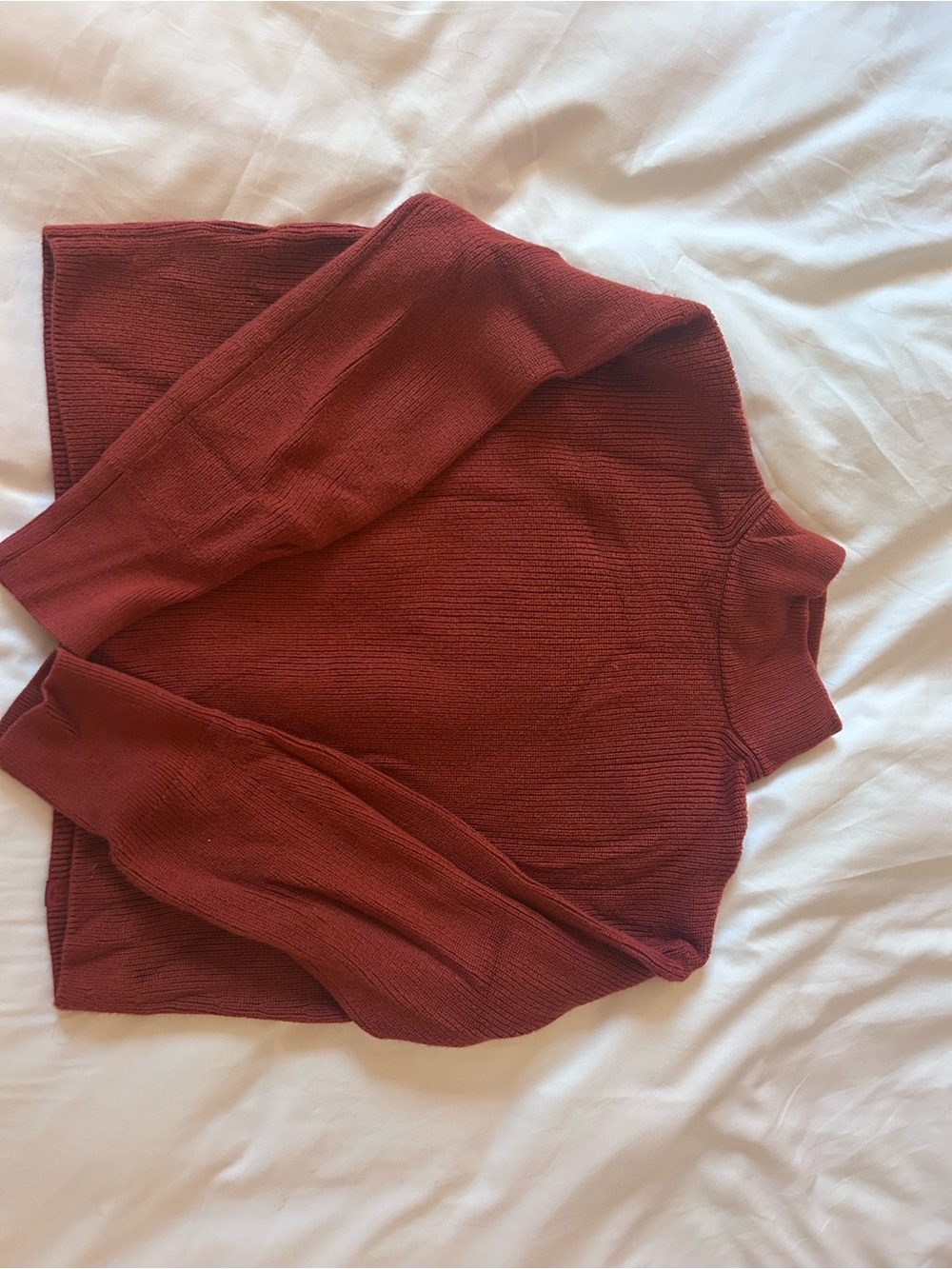 lululemon athletica Rust Red Turtleneck Sweater